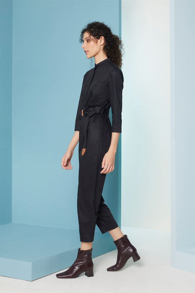 Perona   I   Womens-Dresses & Jumpsuits -Jumpsuit-Tomo-Pwa-Fv21-501-Black  AS7925 - Shop Cult Modern