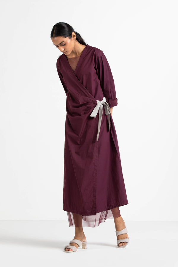 THREE   -   Back Pleat Wrap Overlay - Shop Cult Modern