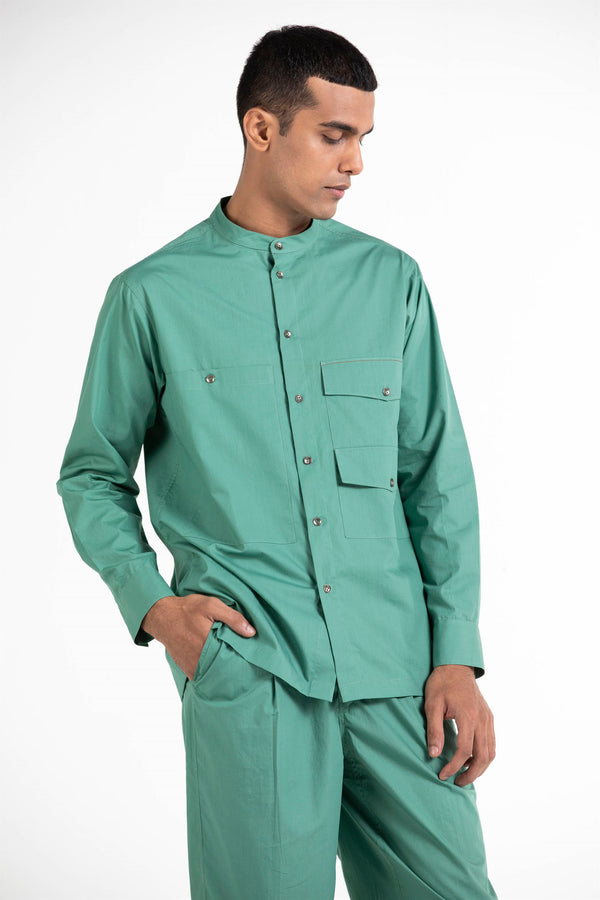 THREE   -   Double Pocket Shirt - Shop Cult Modern