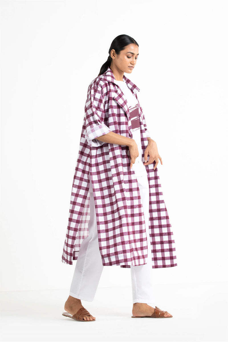 THREE   -   Overlap Kaftan Co Ord (Set Of 3) - Shop Cult Modern