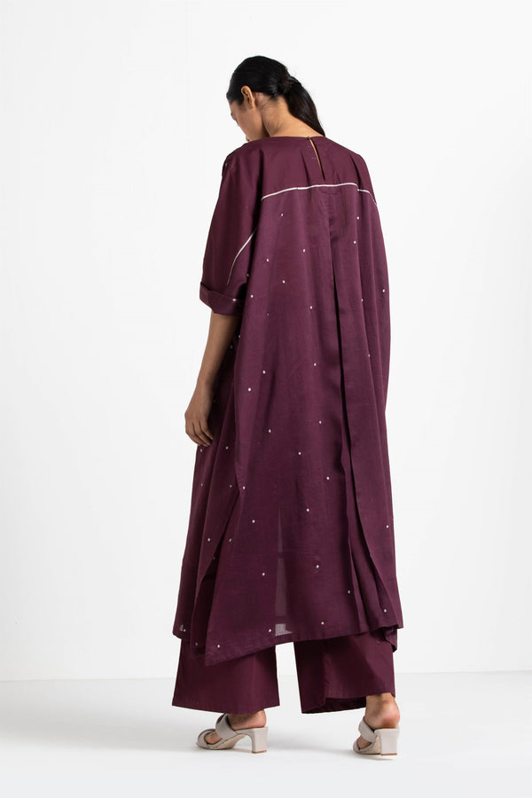 THREE   -   Pintuck Kaftan - Shop Cult Modern