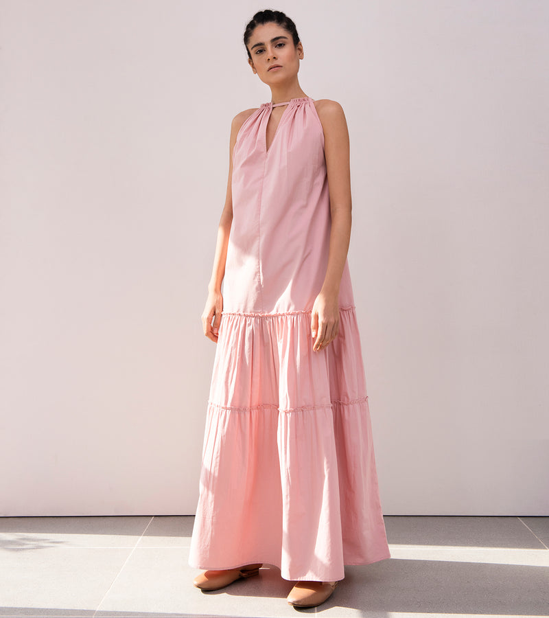 Khara Kapas Tulip Tiered Maxi Dress - Shop Cult Modern