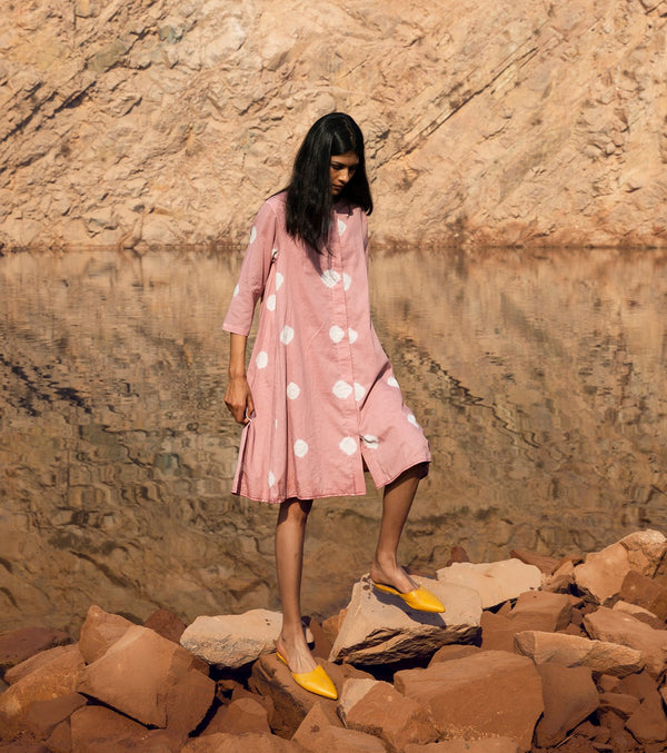 Khara Kapas   I   KharaKapas I Shibori Dyed Jacket Dress  I 32 Days Of Summer - Shop Cult Modern