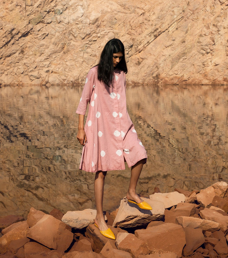 Khara Kapas   I   KharaKapas I Shibori Dyed Jacket Dress  I 32 Days Of Summer - Shop Cult Modern