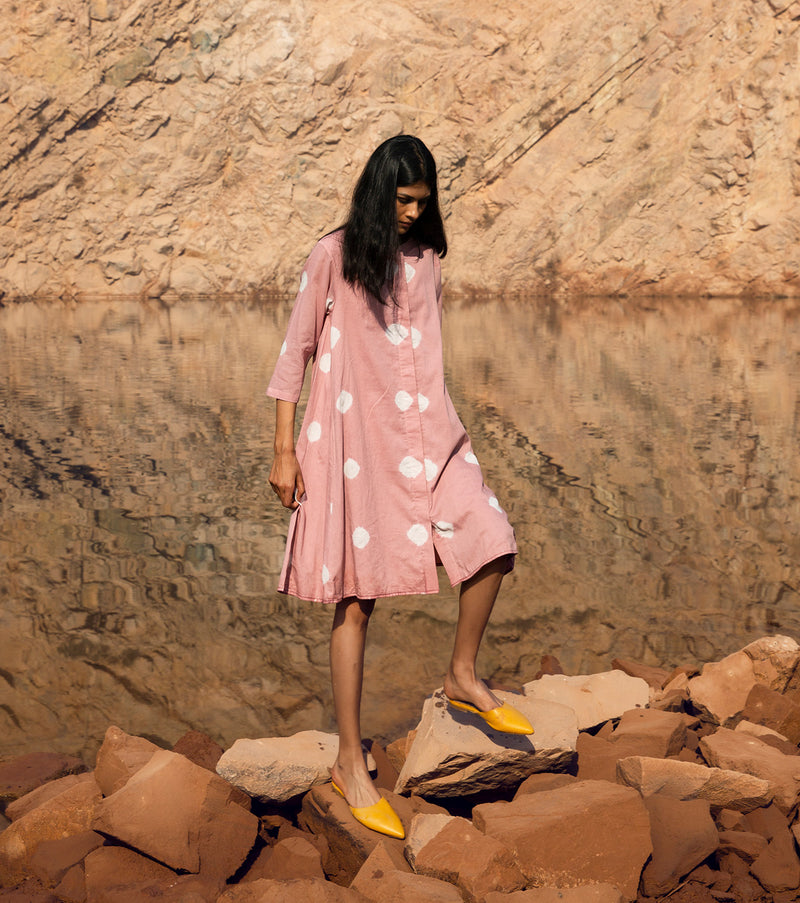 KharaKapas I Shibori Dyed Jacket Dress  I 32 Days Of Summer - Shop Cult Modern