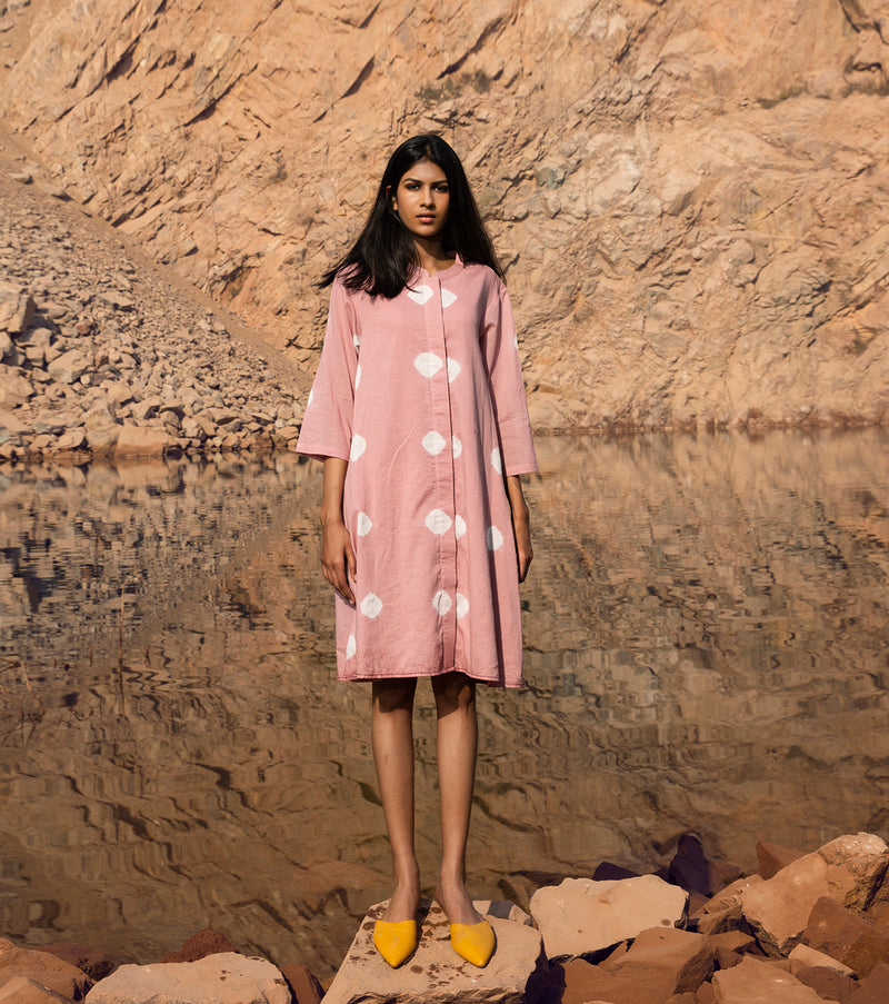 KharaKapas I Shibori Dyed Jacket Dress  I 32 Days Of Summer - Shop Cult Modern
