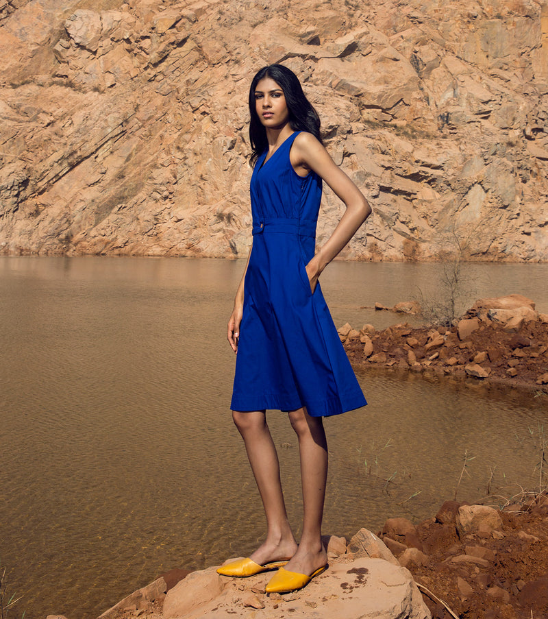 Shop Sleeveless Short Dress by Khara Kapas | ShopCultModern Shop Sleeveless Short Dress by Khara Kapas | ShopCultModern