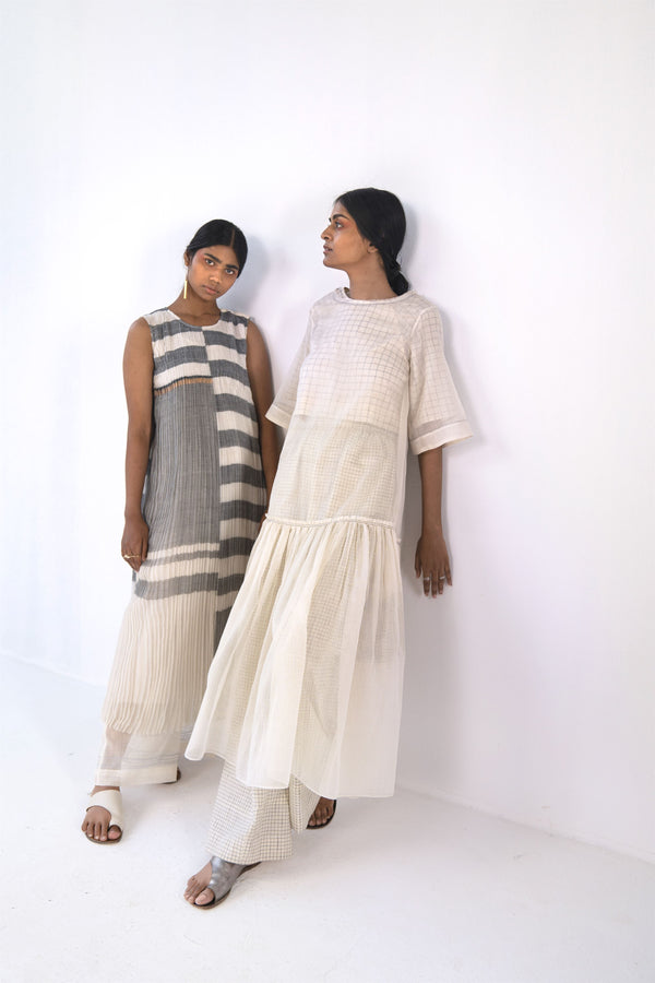 Urvashi Kaur   -   Duality Pants Checkered - Shop Cult Modern