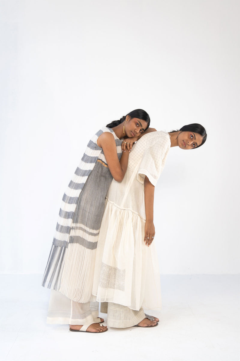 Urvashi Kaur   -   Duality Pants Checkered - Shop Cult Modern