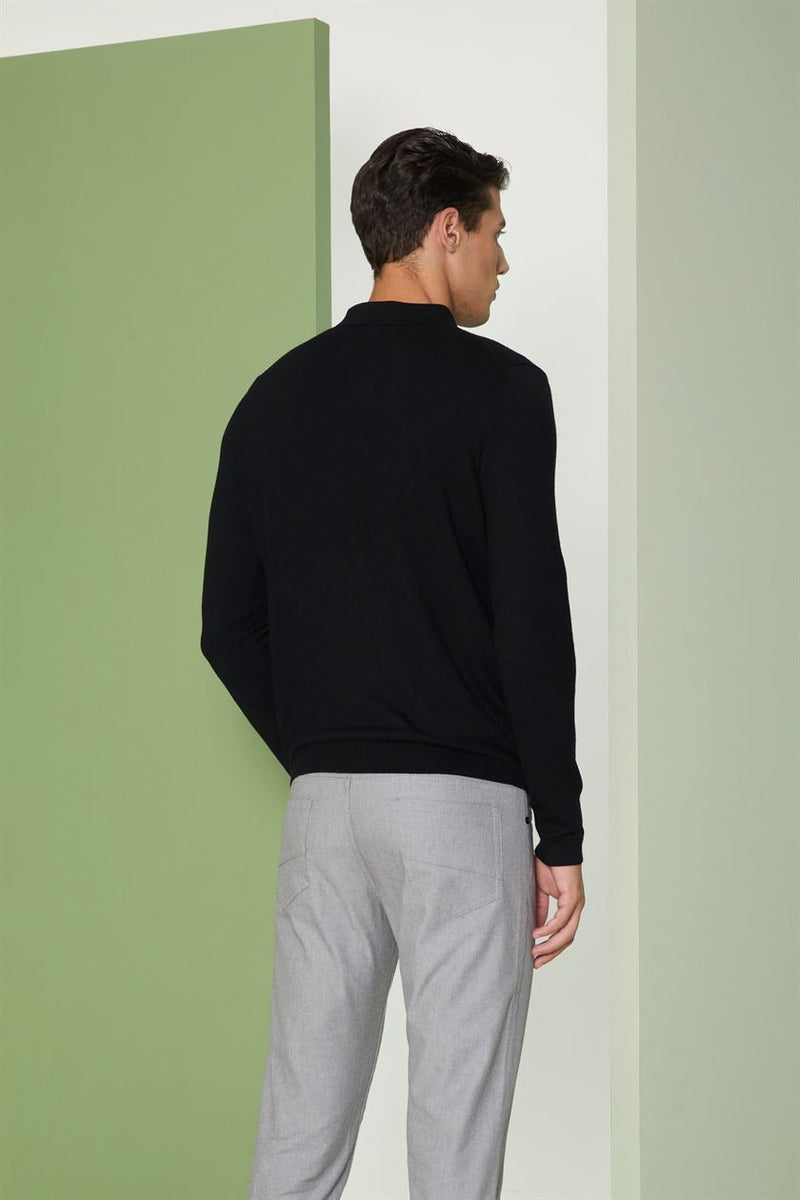 Perona   I   Mensweaters & Cardigansweater-Wade-Pma-Fv21-3085-Black  AS8268 - Shop Cult Modern