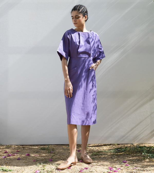 Khara Kapas   I    Wisteria Kimono Sleeved Dress - Shop Cult Modern