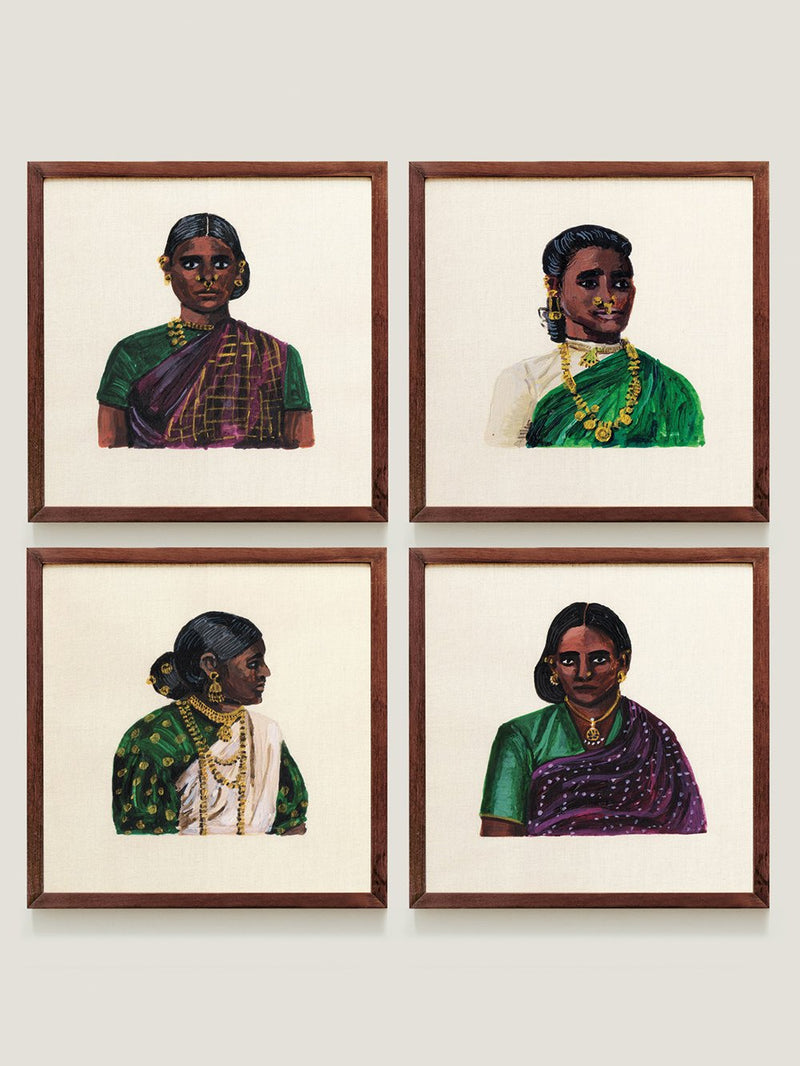 Namrata Kumar   I   Fine Art Print I Women of Ceylon Set 2 - Shop Cult Modern