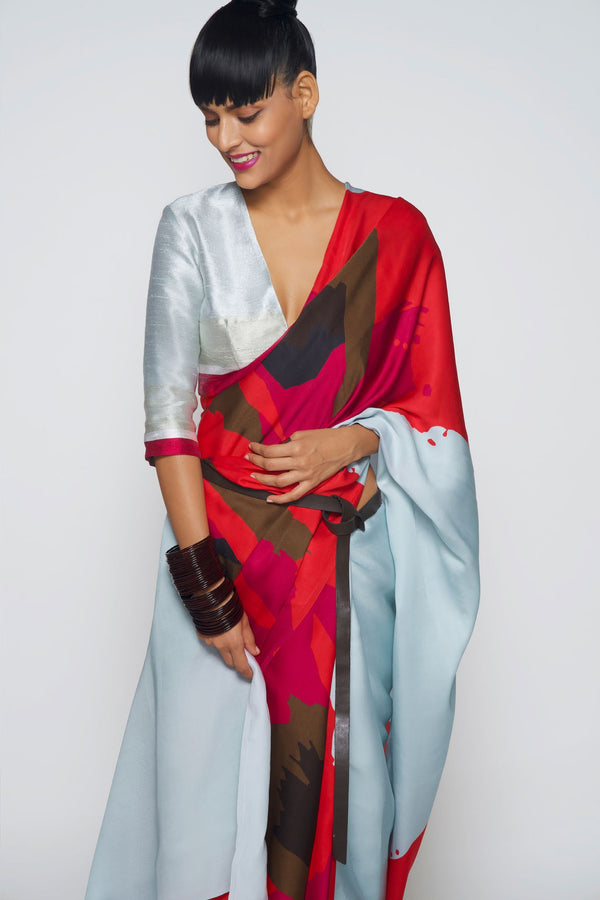 Printed Sari - Shop Cult Modern