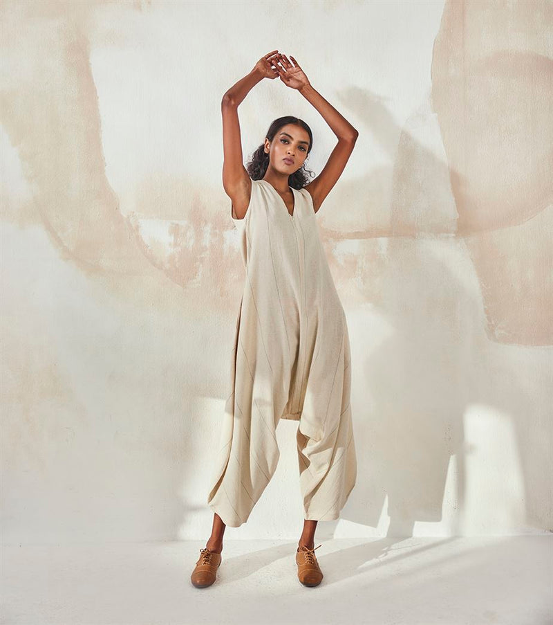 Khara Kapas  I  Jacksonville Light Head Jumpsuit - Shop Cult Modern