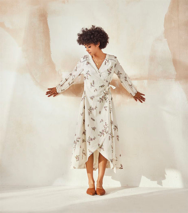 Khara Kapas  I  Portland White Ikigai Dress - Shop Cult Modern