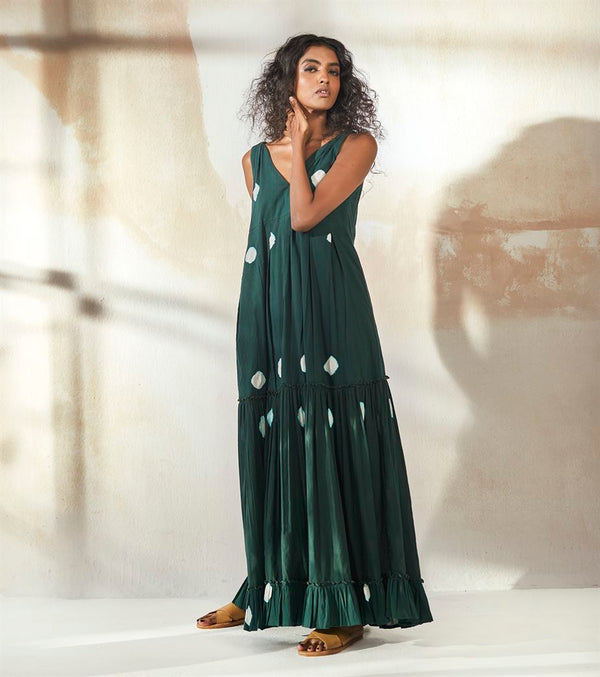 Khara Kapas  I Miami Dark Forest Maxi Dress - Shop Cult Modern