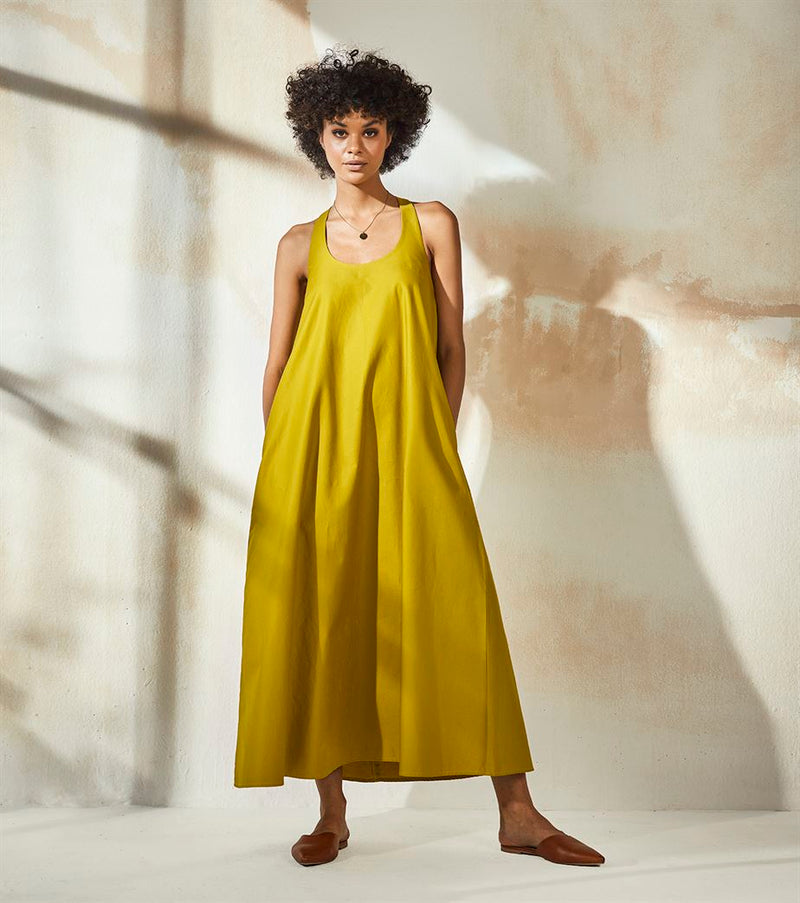 honey yellow maxi dress Honey Linen Maxi Dress - Light Yellow, Orange, Green and Purple, Large | Hazel and Olive